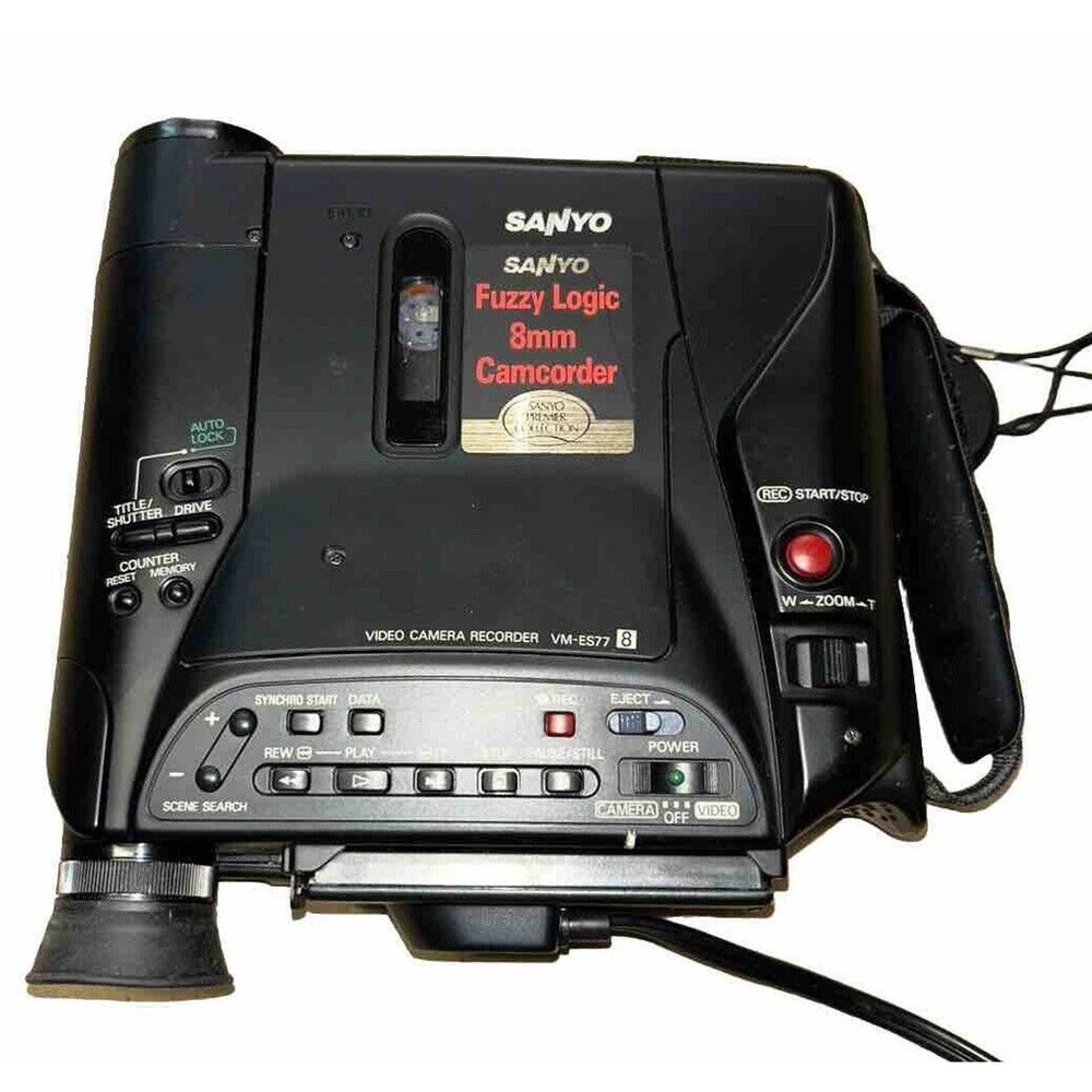 SANYO VM-ES77 8 mm camcorder Videocamera tape FOR PARTS OR REPAIR